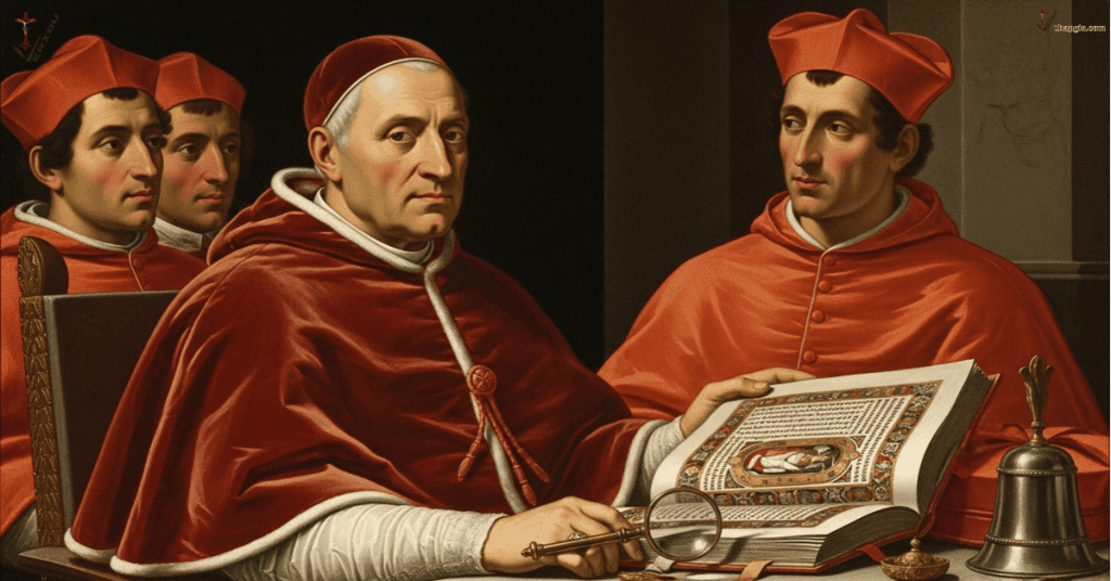 Chan Dung Giao Hoang Leo X Cung Cac Hong Y Veridu