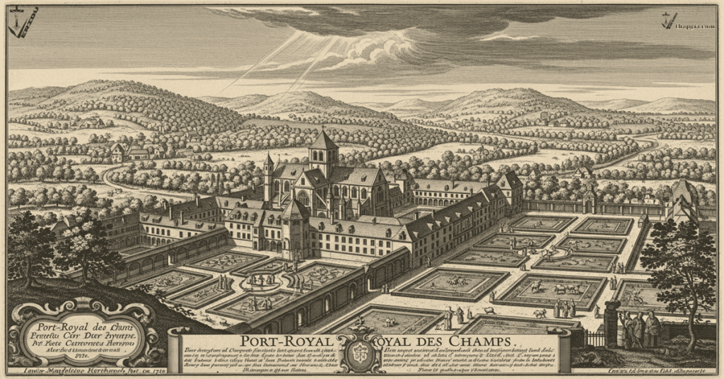 Toan Canh Tu Vien Port Royal Des Champs Cua Louise Magdeleine Horthemels Khoang 1710 Veridu